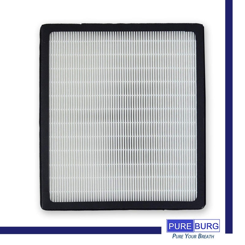 PUREBURG IAF-H-100D Replacement Filter Compatible with Idylis AC-2123 AC-2118 IAP-10-280 Air Purifiers,H13 HEPA + 2 x Activated Carbon Pre-Filters Air Clean Dust VOCs - Image 2